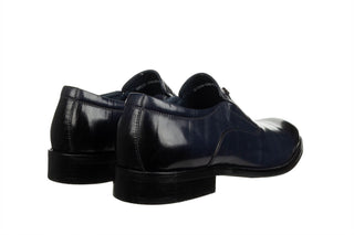 Mokasyny John Doubare Q13AA-C68-C014 Blue 104258, Granatowy, Skóra naturalna