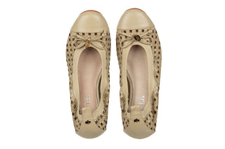 Półbuty Bayla-018 07133-732 Beige, Beżowy, Skóra naturalna