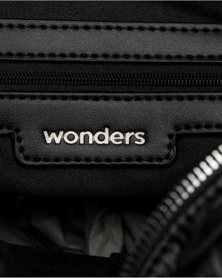 Plecak Wonders WB-52006 Nylon Negro, Czarny, Tworzywo