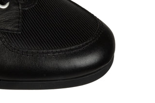 Półbuty Calvin Klein Cyrus Nylon Calf Printed Calf Black 098067, Czarny, Skóra naturalna