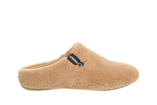 Pantofle Verbenas York Groseto Camel 212009, Beżowy, Materiał