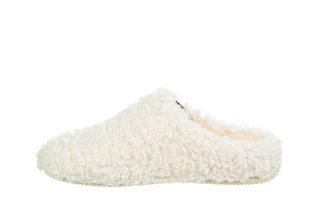 Pantofle Verbenas York Curly Crudo 212003, Beżowy, Materiał