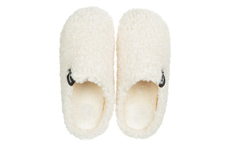 Pantofle Verbenas York Curly Crudo 212003, Beżowy, Materiał