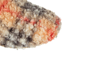 Pantofle Verbenas York Plaid Borrego Beig 212011, Wielokolorowe, Materiał