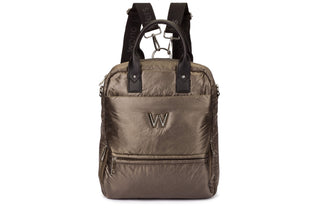 Plecak Wonders WB-52006 Nylon Taupe, Beżowy, Tworzywo