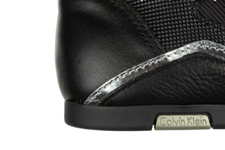 Półbuty Calvin Klein Cyrus Nylon Calf Printed Calf Black 098067, Czarny, Skóra naturalna