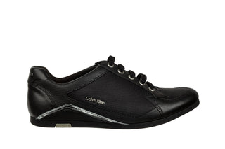 Półbuty Calvin Klein Cyrus Nylon Calf Printed Calf Black 098067, Czarny, Skóra naturalna
