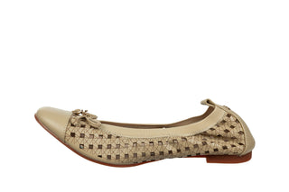 Półbuty Bayla-018 07133-732 Beige, Beżowy, Skóra naturalna