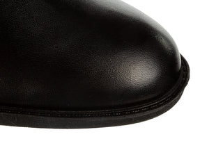 Botki Bayla-161 077 50415 Black 161741, Czarny, Skóra naturalna