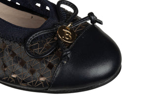 Półbuty Bayla-018 07133-732 Navy, Granatowy, Skóra naturalna