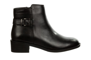 Botki Bayla-161 077 50415 Black 161741, Czarny, Skóra naturalna