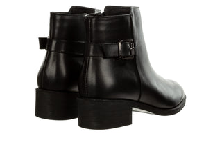 Botki Bayla-161 077 50415 Black 161741, Czarny, Skóra naturalna