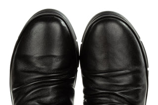 Botki Bayla-112 0452-505 01 Black 112078, Czarny, Skóra naturalna