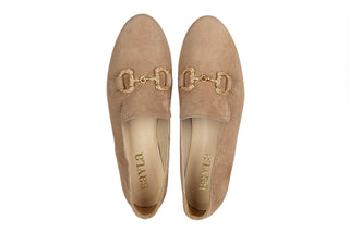 Półbuty Bayla-159 4959 022-P C Beż Lico 159192, Skóra naturalna