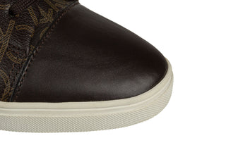 Półbuty Calvin Klein Hamilton Iconogram Calf Brown Brown 098042, Skóra ekologiczna