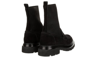 Botki Bayla-112 0775-1112 Black Suede 112083, Czarny, Skóra naturalna