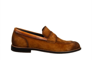 Mokasyny Brooman B463-G21-WX08 Tan 104253, Brązowy, Skóra naturalna