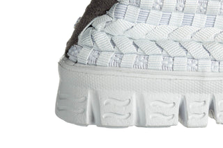 Półbuty Rock Carioca White Knit 032028, Biały, Materiał