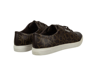 Półbuty Calvin Klein Hamilton Iconogram Calf Brown Brown 098042, Skóra ekologiczna