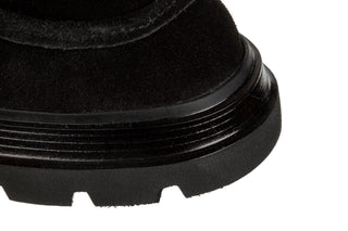 Botki Bayla-112 0775-1112 Black Suede 112083, Czarny, Skóra naturalna