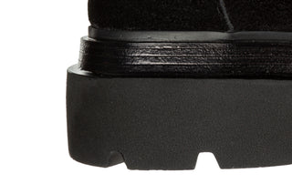 Botki Bayla-112 0775-1112 Black Suede 112083, Czarny, Skóra naturalna