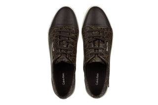 Półbuty Calvin Klein Hamilton Iconogram Calf Brown Brown 098042, Skóra ekologiczna
