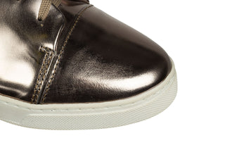 Półbuty Calvin Klein Hamilton Brass 098038, Złoty, Skóra naturalna