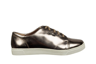Półbuty Calvin Klein Hamilton Brass 098038, Złoty, Skóra naturalna