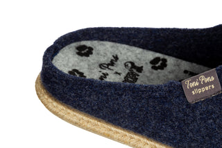 Pantofle Toni Pons Charlie Blue 204018, Granatowy, Filc