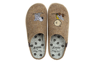 Pantofle Toni Pons Charlie Taupe 204017, Beżowy, Filc