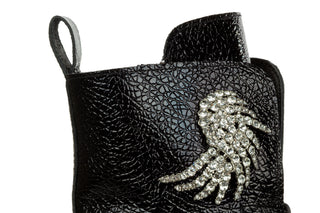 Trzewiki Bayla-112 0681-1745 235 Black 112081, Czarny, Skóra naturalna