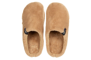 Pantofle Verbenas York Groseto Camel 212009, Beżowy, Materiał