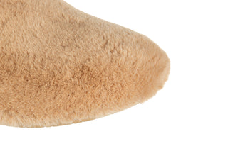 Pantofle Verbenas York Groseto Camel 212009, Beżowy, Materiał