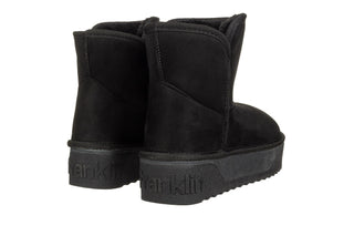 Śniegowce D Franklin Boots Nordic V2 Basic Low Black 206003, Czarny, Materiał