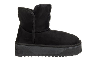 Śniegowce D Franklin Boots Nordic V2 Basic Low Black 206003, Czarny, Materiał