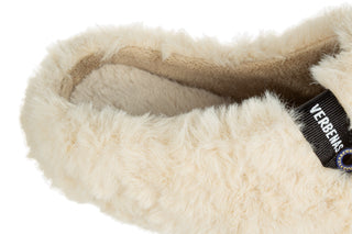 Pantofle Verbenas York Damara Beig 212005, Beżowy, Materiał