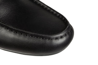 Półbuty Calvin Klein Saint Shiny Vacchetta Black, Czarny, Skóra naturalna