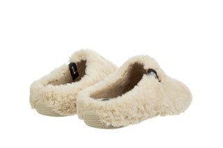 Pantofle Verbenas York Damara Beig 212005, Beżowy, Materiał