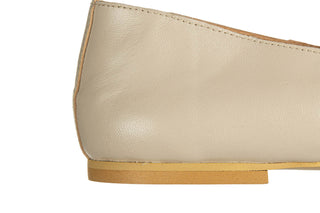 Mokasyny Bayla-159 4959 001-P Beż Lico 159193, Skóra naturalna