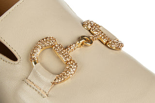 Mokasyny Bayla-159 4959 001-P Beż Lico 159193, Skóra naturalna