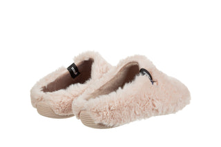 Pantofle Verbenas York Damara Nude 212007, Różowy, Materiał