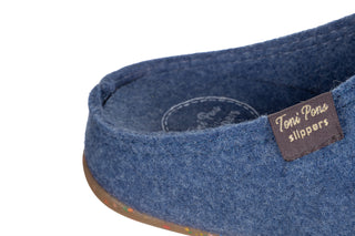 Pantofle Toni Pons Mona-Fr Denim 204026, Niebieski, Filc