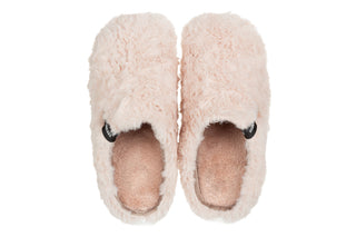 Pantofle Verbenas York Damara Nude 212007, Różowy, Materiał