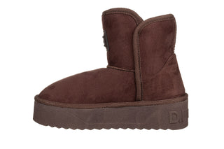 Śniegowce D Franklin Nordic V2 Basic Low Chocolate 206010, Brązowy, Materiał