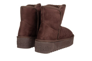 Śniegowce D Franklin Nordic V2 Basic Low Chocolate 206010, Brązowy, Materiał