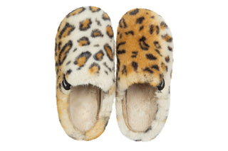 Pantofle Verbenas York Fur Leo Caramelo 212008, Beżowy, Materiał