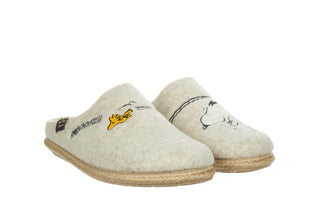 Pantofle Toni Pons Snoopy Ecru 204027, Beżowy, Filc