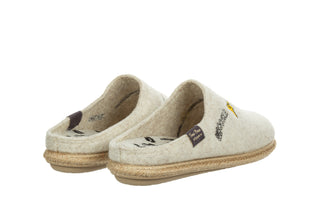 Pantofle Toni Pons Snoopy Ecru 204027, Beżowy, Filc