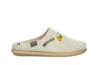 Pantofle Toni Pons Snoopy Ecru 204027, Beżowy, Filc