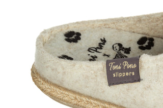 Pantofle Toni Pons Snoopy Ecru 204027, Beżowy, Filc